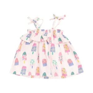 Angel Dear Ruffle Top & Bloomer Set – Floral Popsicles 3-6M